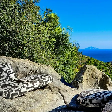 Sea View House Among Holm Oaks On Elba Prázdninový dům Seccheto